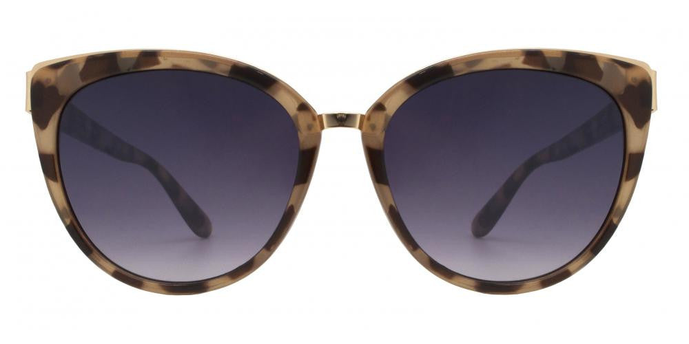Wholesale - FC 6251 - Flat Lens Women Cat Eye Plastic Sunglasses - Dynasol Eyewear