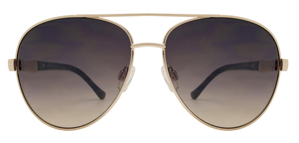 Wholesale - FC 6262 - Classic Aviator Rhinestone Accent Women Metal Sunglasses - Dynasol Eyewear