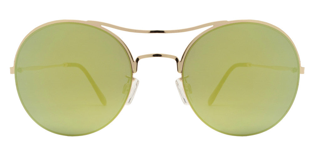 Wholesale - FC 6300 - Round Brow Bar Metal Sunglasses - Dynasol Eyewear