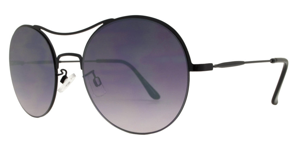 Wholesale - FC 6300 - Round Brow Bar Metal Sunglasses - Dynasol Eyewear