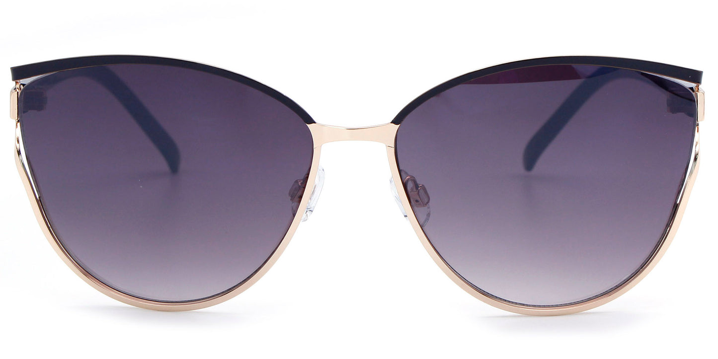 FC 6317 - Cat Eye Women Metal Sunglasses
