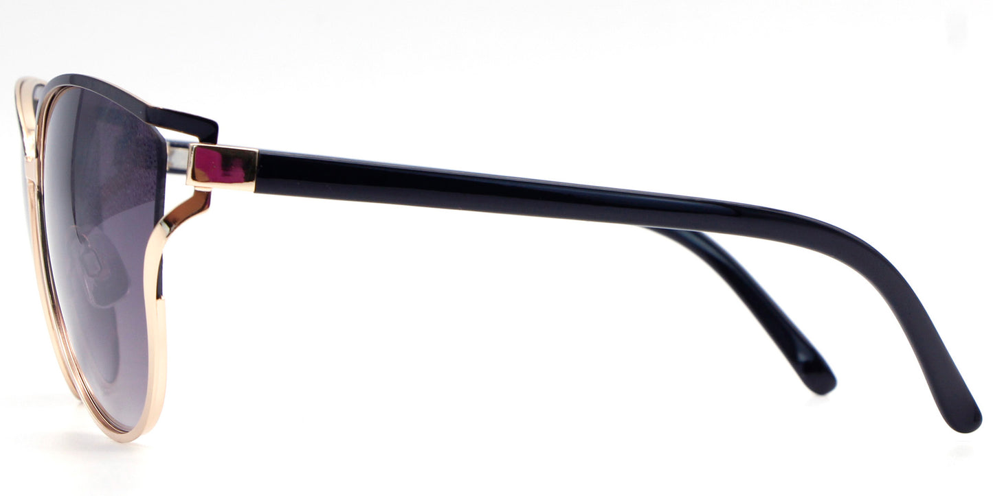 FC 6317 - Cat Eye Women Metal Sunglasses