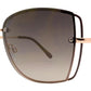Wholesale - FC 6327 - Rimless Butterfly Women Fashion Metal Sunglasses - Dynasol Eyewear