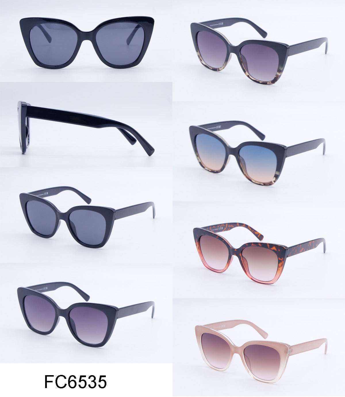 FC 6535 - Plastic Cat Eye Sunglasses