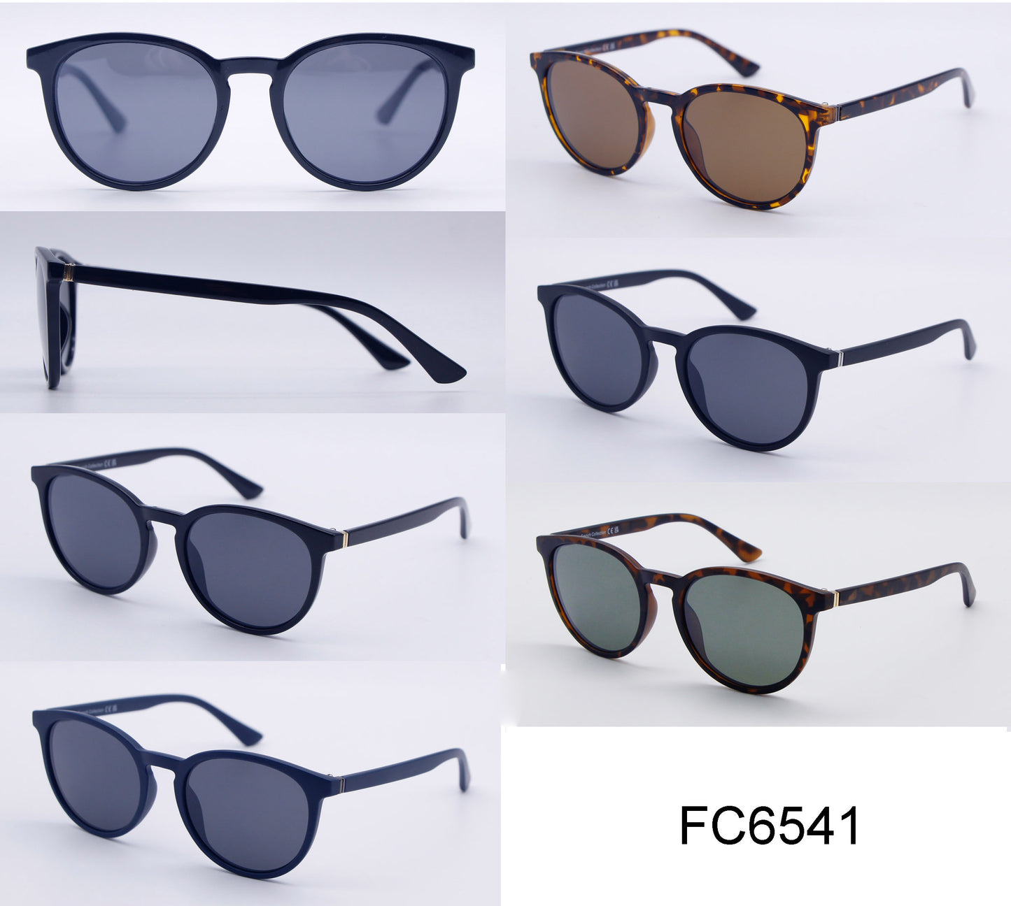 FC 6541 - Fashion Plastic Round Sunglasses