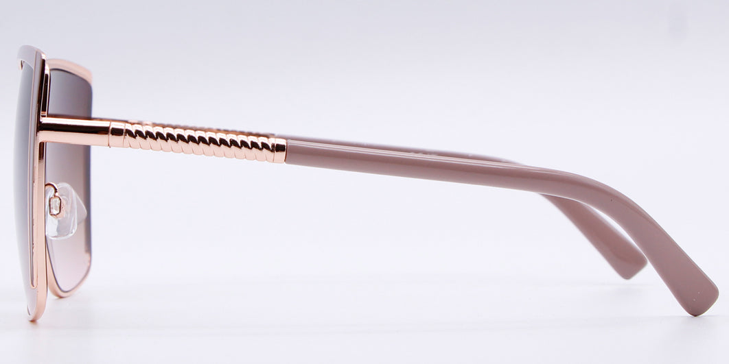 FC 6546 - Metal Square Cat Eye Sunglasses