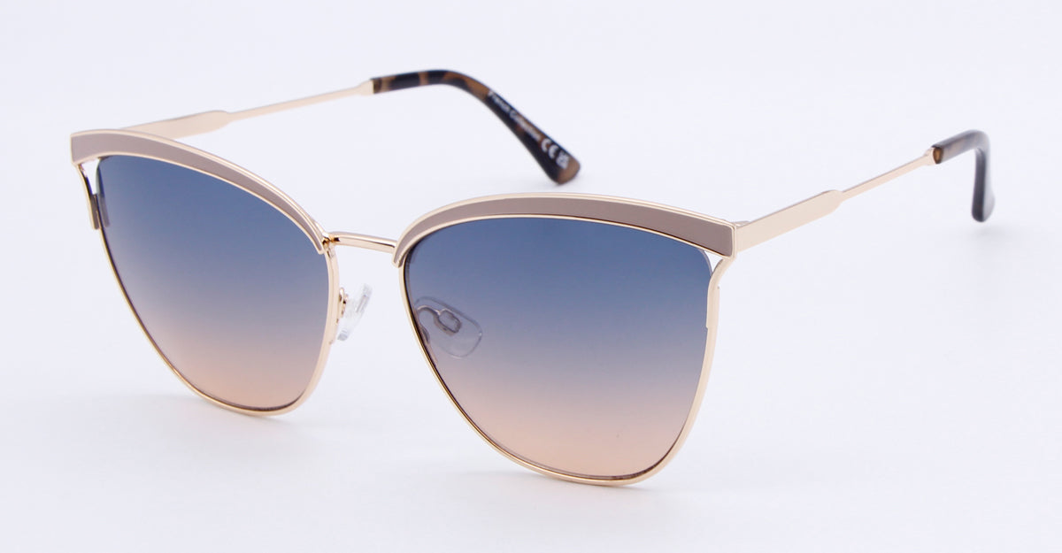 FC 6550 - Fashion Metal Cat Eye Sunglasses