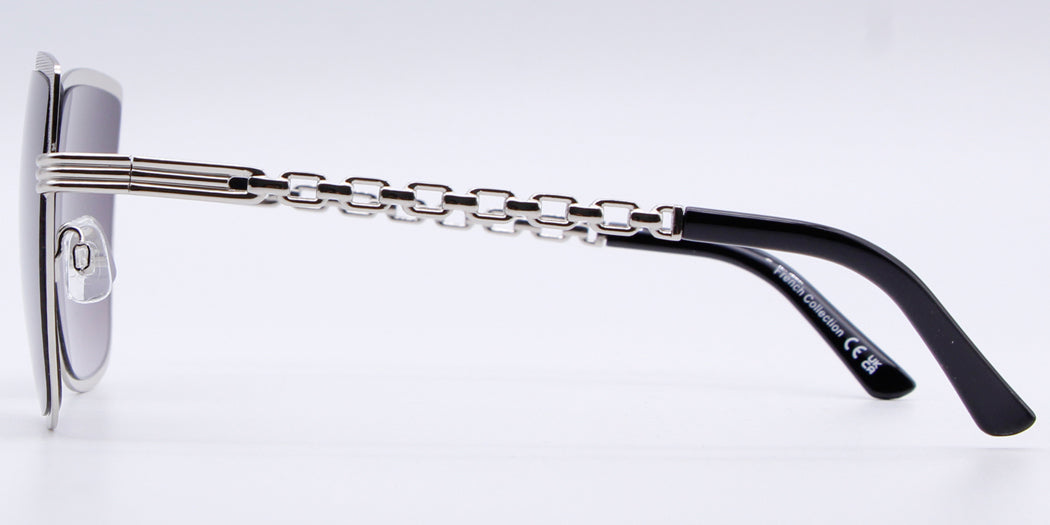 FC 6553 - Metal Square Cat Eye Sunglasses