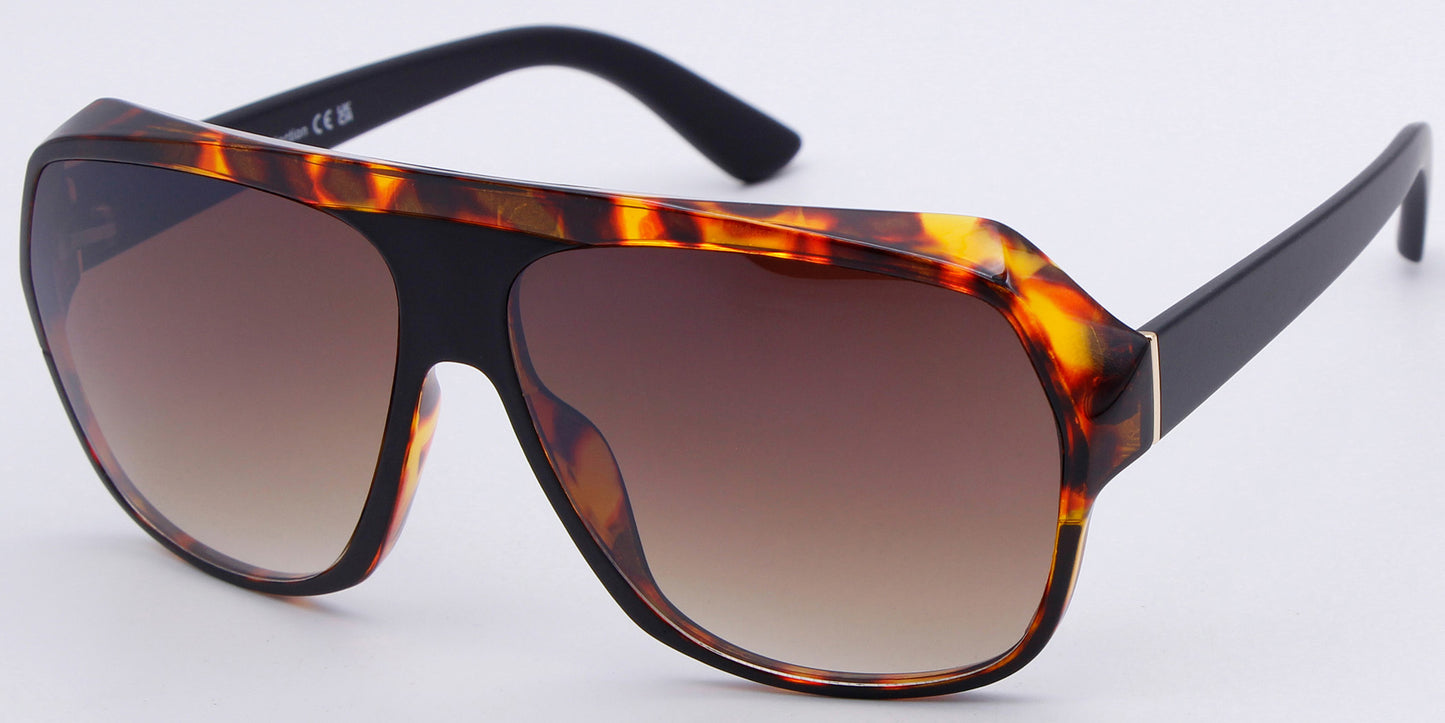 FC 6555 - Fashion Plastic Flat Top Sunglasses