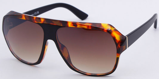 FC 6555 - Fashion Plastic Flat Top Sunglasses