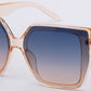 FC 6558 - Fashion Plastic Square Cat Eye Sunglasses