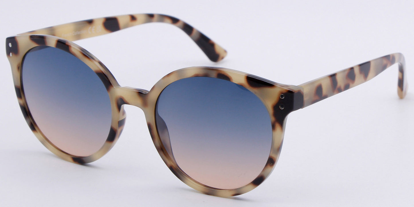 FC 6560 - Fashion Round Plastic Sunglasses