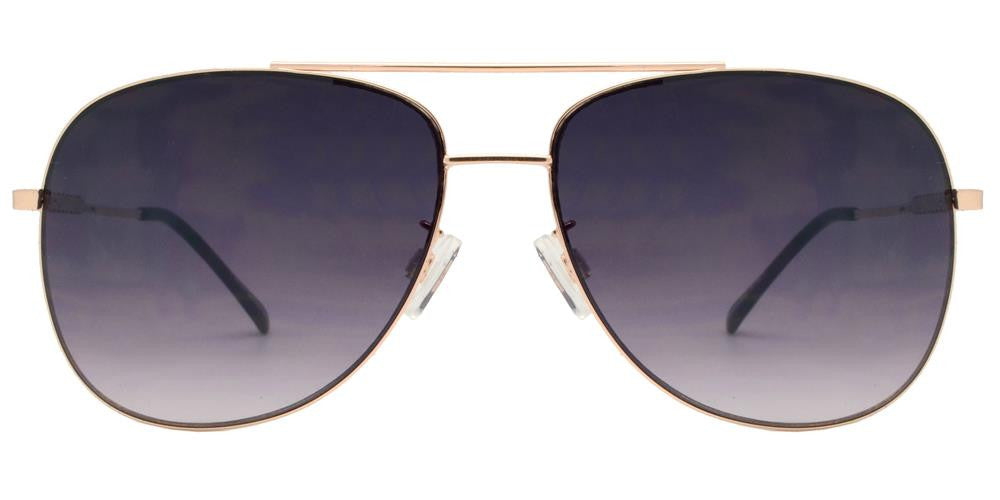 Wholesale - FC 6000 - Metal Oval Shaped Sunglasses - Dynasol Eyewear
