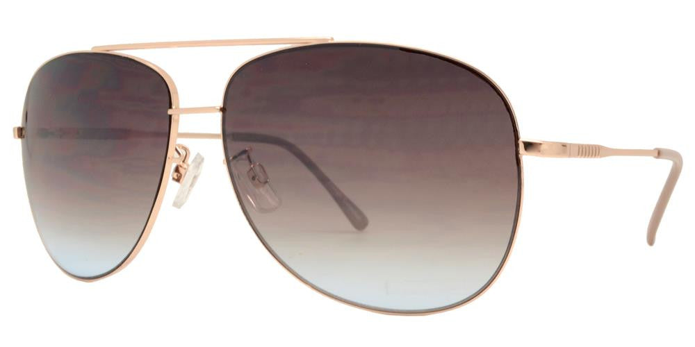 Wholesale - FC 6000 - Metal Oval Shaped Sunglasses - Dynasol Eyewear