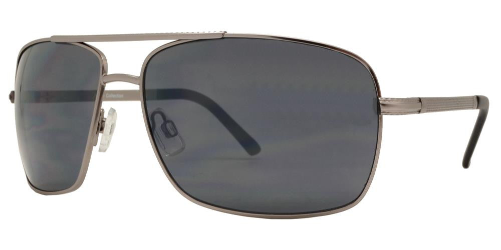 Wholesale - FC 6003 - Rectangular Men Metal Sunglasses - Dynasol Eyewear