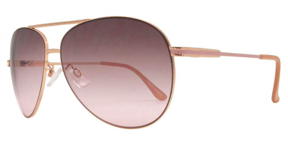 Wholesale - FC 6008 - Fashion Metal Oval Shaped Sunglasses - Dynasol Eyewear