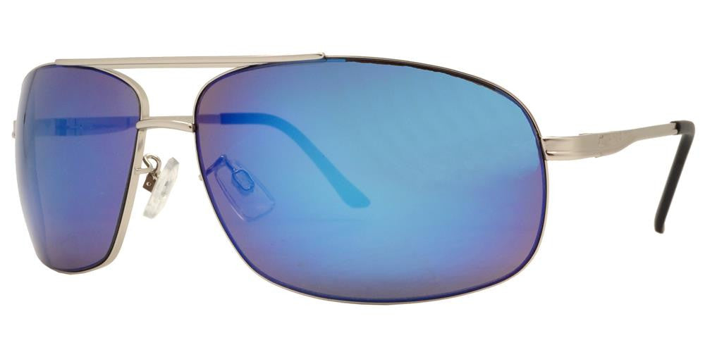 Wholesale - FC 6012 - Rectangular Men Metal Sunglasses - Dynasol Eyewear
