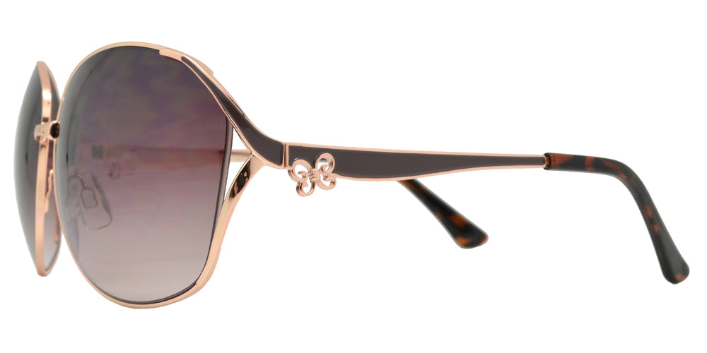 Wholesale - FC 6035 - Butterfly Women Metal Sunglasses - Dynasol Eyewear