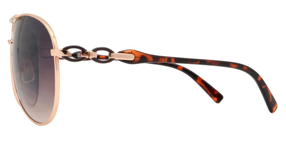 Wholesale - FC 6063 - Women Oval Shaped Sunglasses - Dynasol Eyewear