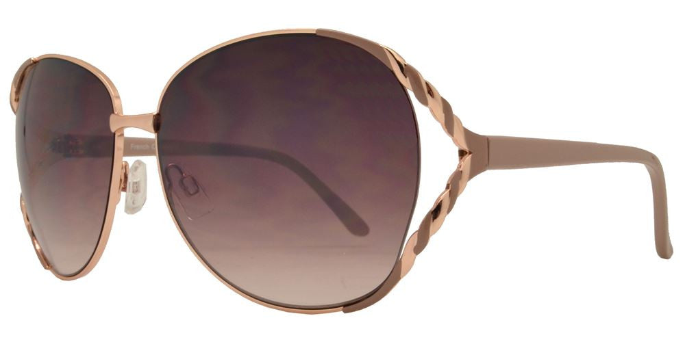 Wholesale - FC 6065 - Butterfly Women Metal Sunglasses - Dynasol Eyewear