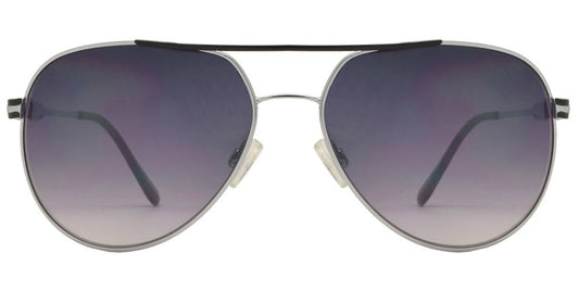 Wholesale - FC 6115 - Retro Brow Bar Oval Shaped Metal Sunglasses - Dynasol Eyewear