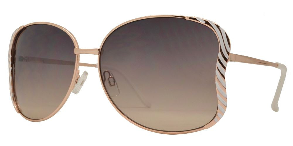 Wholesale - FC 6117 - Butterfly Shape Women Metal Sunglasses - Dynasol Eyewear