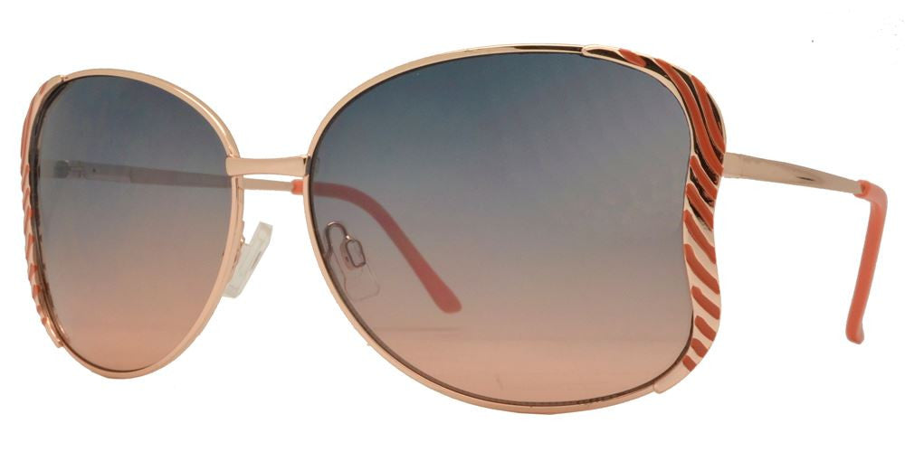 Wholesale - FC 6117 - Butterfly Shape Women Metal Sunglasses - Dynasol Eyewear