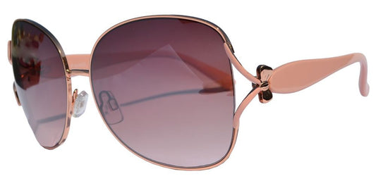 Wholesale - FC 6144 - Women Butterfly Bow Accent Metal Sunglasses - Dynasol Eyewear
