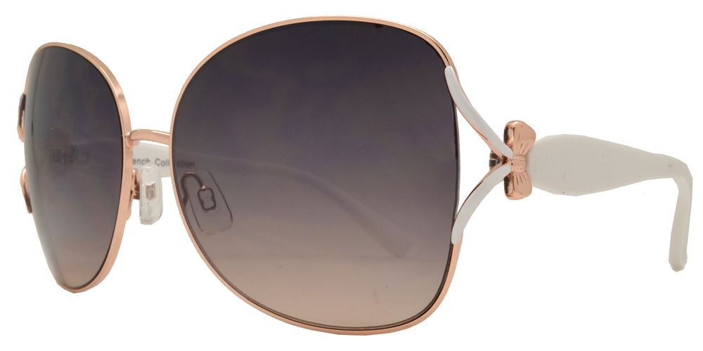 Wholesale - FC 6144 - Women Butterfly Bow Accent Metal Sunglasses - Dynasol Eyewear
