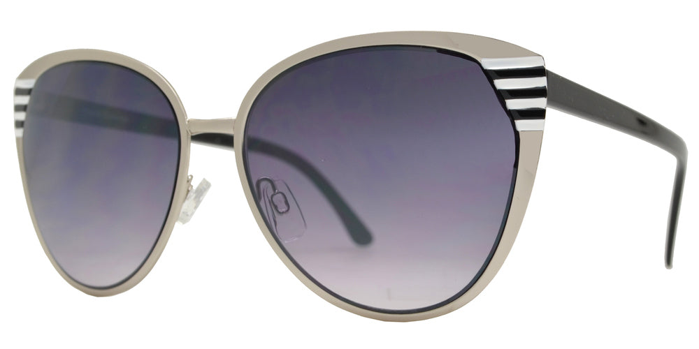 Wholesale - FC 6146 - Retro Cat Eye Women Metal Sunglasses - Dynasol Eyewear