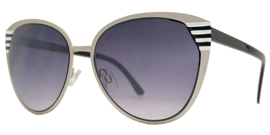 Wholesale - FC 6146 - Retro Cat Eye Women Metal Sunglasses - Dynasol Eyewear