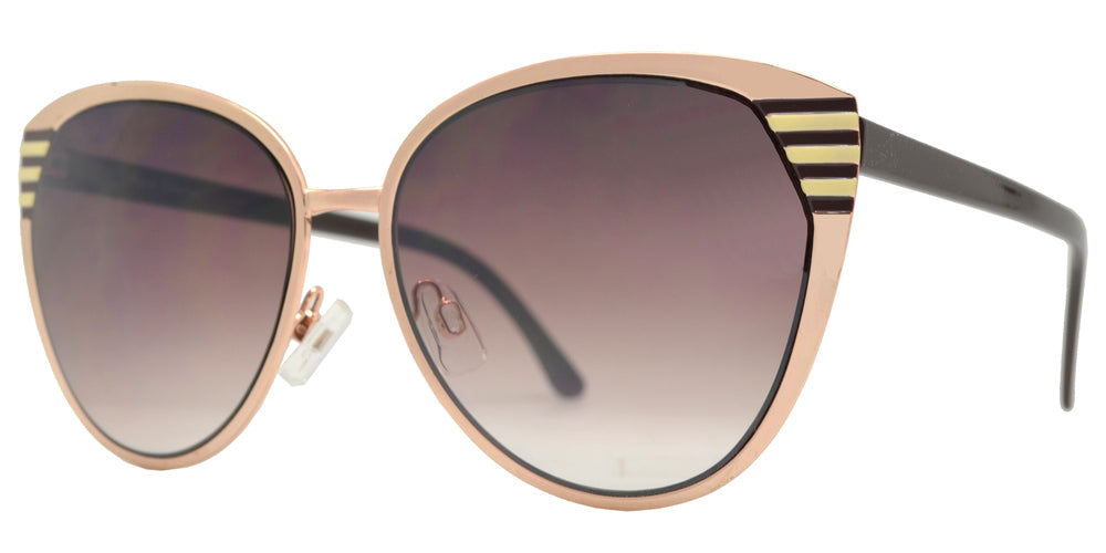 Wholesale - FC 6146 - Retro Cat Eye Women Metal Sunglasses - Dynasol Eyewear