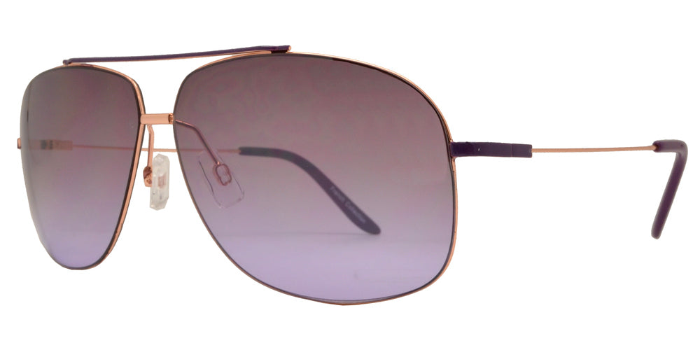 Wholesale - FC 6153 - Thin Square Aviator Metal Sunglasses - Dynasol Eyewear