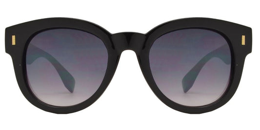 Wholesale - FC 6172 - Horn Rimmed Round Plastic Sunglasses - Dynasol Eyewear
