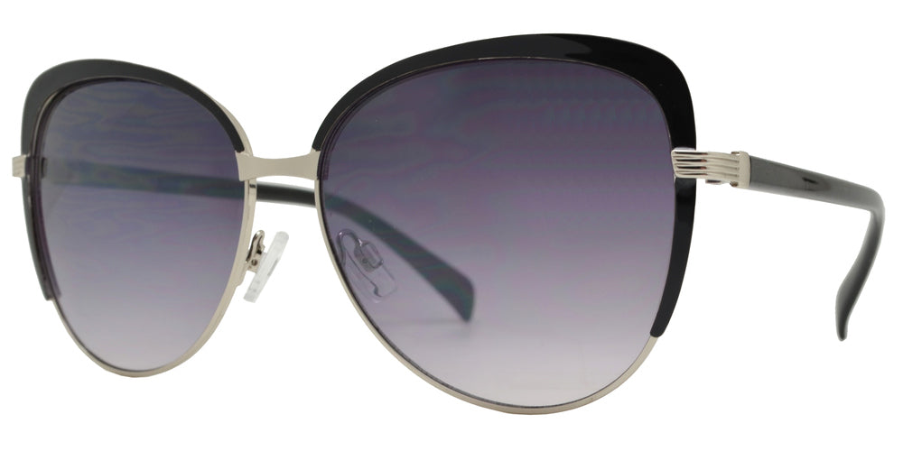 Wholesale - FC 6209 - Cat Eye Women Metal Sunglasses - Dynasol Eyewear
