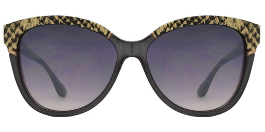 Wholesale - FC 6221 - Cat Eye Snake Print Women Plastic Sunglasses - Dynasol Eyewear
