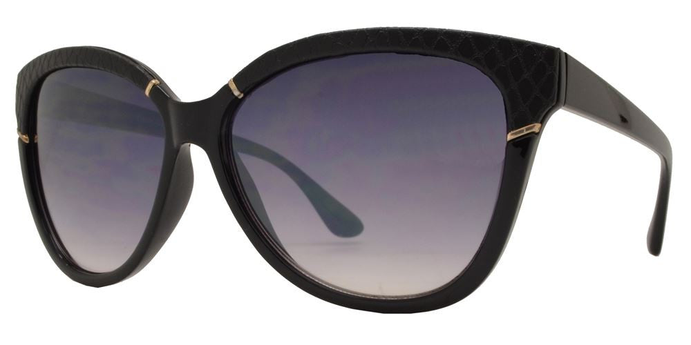 Wholesale - FC 6221 - Cat Eye Snake Print Women Plastic Sunglasses - Dynasol Eyewear