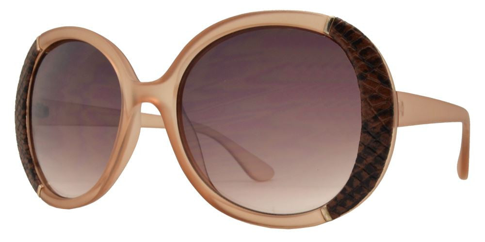 Wholesale - FC 6223 - Modern Butterfly Snake Print Women Plastic Sunglasses - Dynasol Eyewear