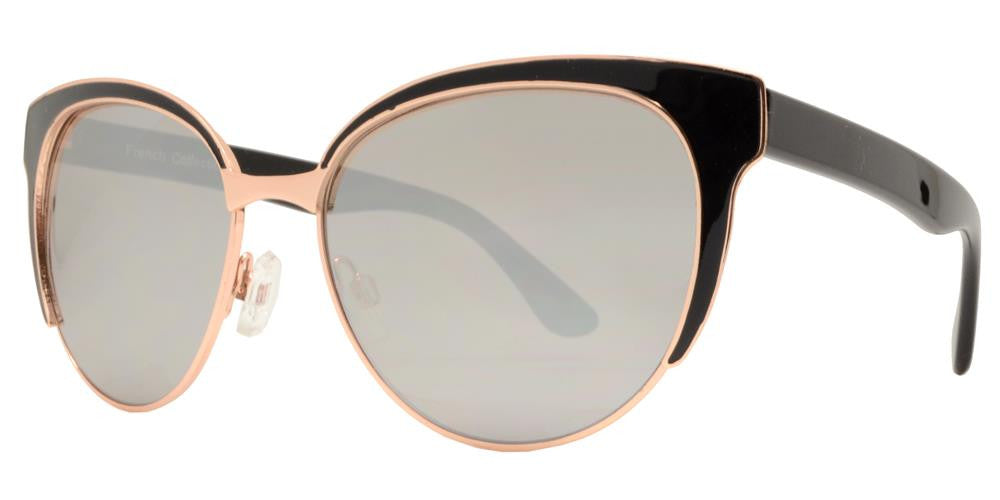Wholesale - FC 6242 - Classic Cat Eye Women Metal Sunglasses - Dynasol Eyewear
