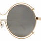Wholesale - FC 6295 - Oversize Round Cutout Metal Sunglasses - Dynasol Eyewear