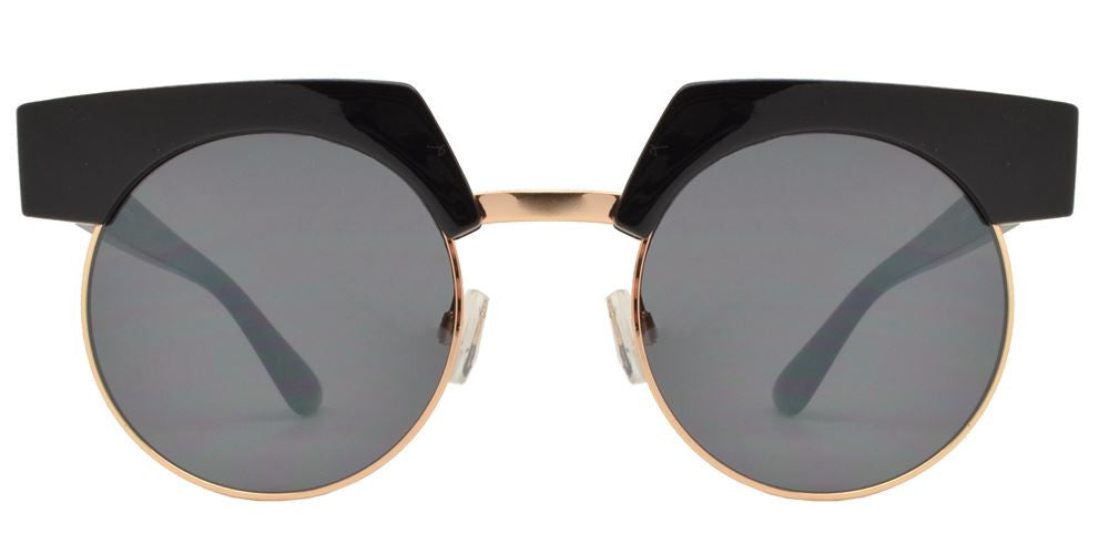 Wholesale - FC 6363 - Extreme Horn Rimmed Round Plastic Sunglasses - Dynasol Eyewear