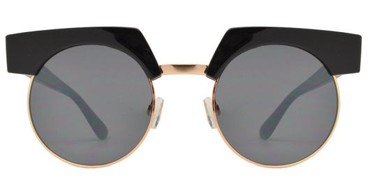 Wholesale - FC 6363 - Extreme Horn Rimmed Round Plastic Sunglasses - Dynasol Eyewear