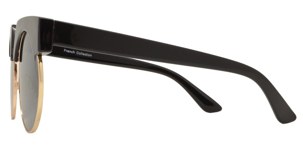 Wholesale - FC 6363 - Extreme Horn Rimmed Round Plastic Sunglasses - Dynasol Eyewear