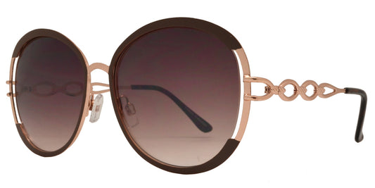 Wholesale - FC 6368 - Butterfly Women Metal Sunglasses - Dynasol Eyewear