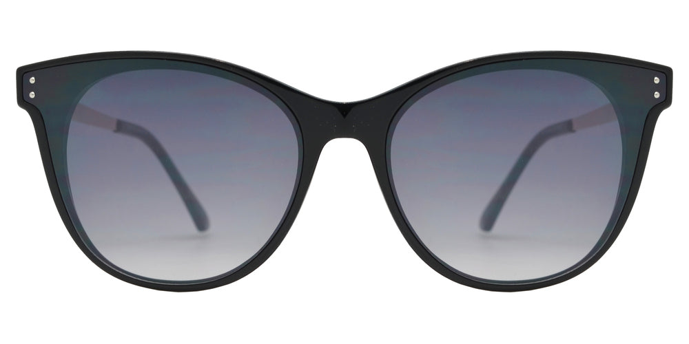 Wholesale - FC 6410 - Horn Rimmed Women's Cat Eye Plastic Sunglasses with Flat Lens - Dynasol Eyewear