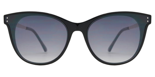 Wholesale - FC 6410 - Horn Rimmed Women's Cat Eye Plastic Sunglasses with Flat Lens - Dynasol Eyewear