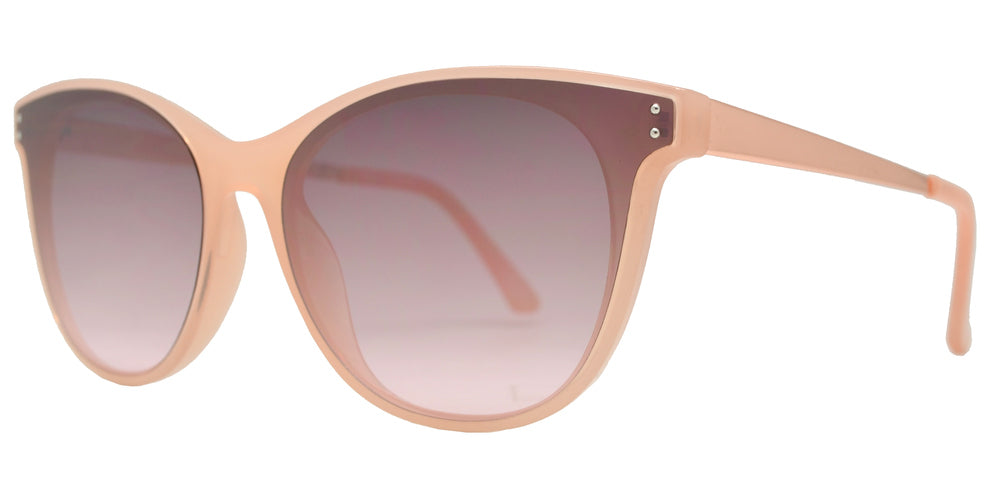 Wholesale - FC 6410 - Horn Rimmed Women's Cat Eye Plastic Sunglasses with Flat Lens - Dynasol Eyewear