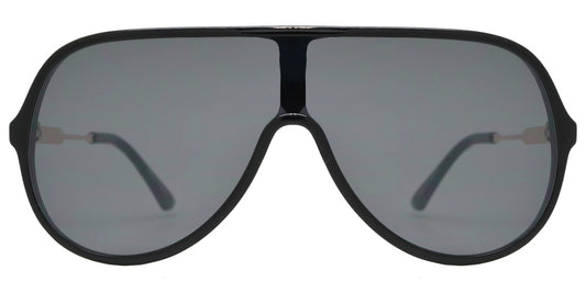 Wholesale - FC 6411 - One Piece Shield Flat Lens Flat Top Plastic Sunglasses - Dynasol Eyewear