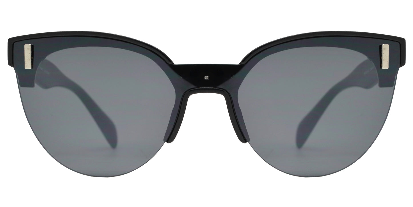 Wholesale - FC 6437 - Women's Horn Rimmed Cat Eye Plastic Sunglasses - Dynasol Eyewear