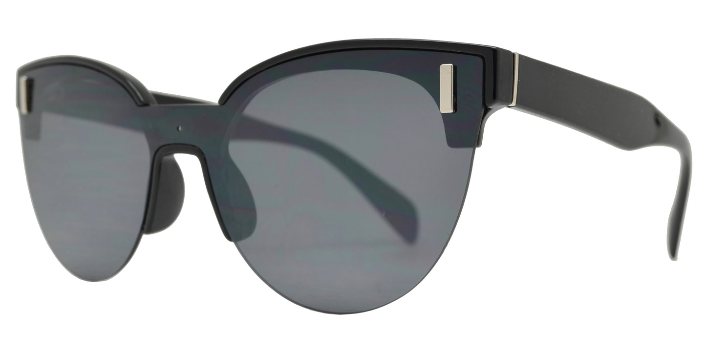 Wholesale - FC 6437 - Women's Horn Rimmed Cat Eye Plastic Sunglasses - Dynasol Eyewear